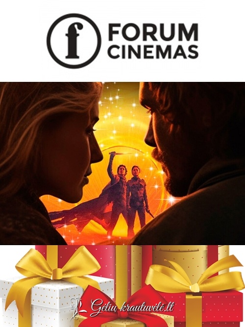 Kino kuponas „Forum Cinemas“ dviem nuotrauka 1