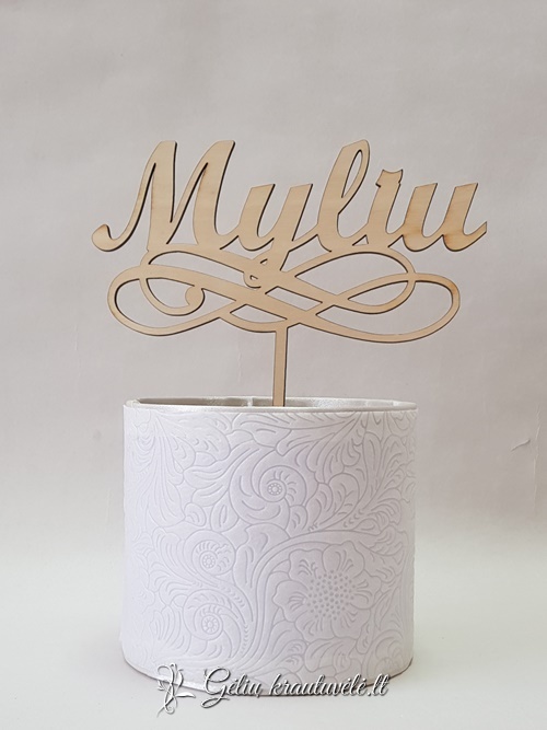 Smeigtukas į gėlių puokštę Myliu nuotrauka 1